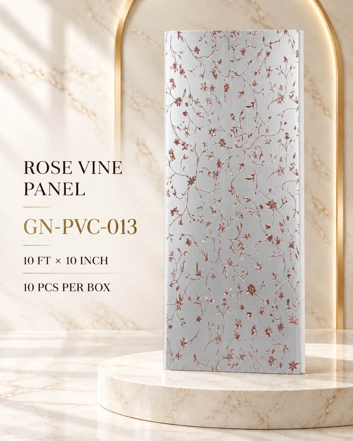 Rose Vine Panel GN-PVC-013 PVC printing panel