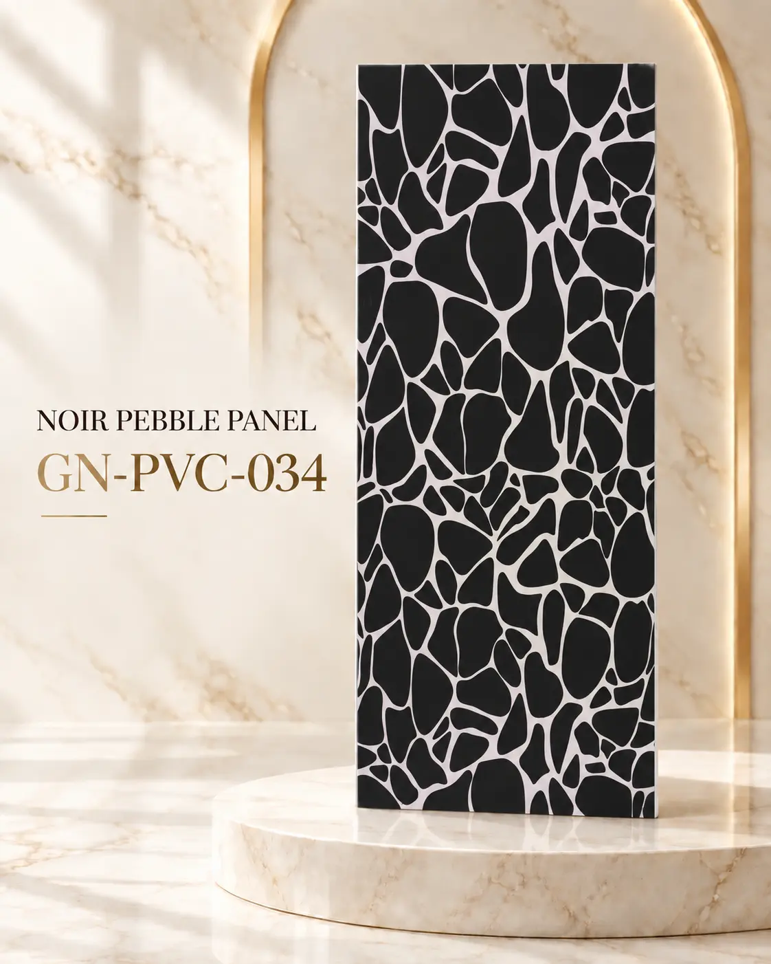 NOIR PEBBLE PANEL GN-PVC-034 PVC panel